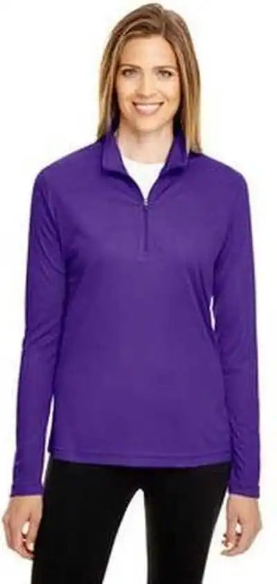 Team 365 Tt31w Ladies’ Zone Performance Quarter Zip Sport Purple