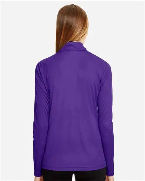 Team 365 Tt31w Women’s Zone Performance Quarter-zip Pullover - Sport Purple