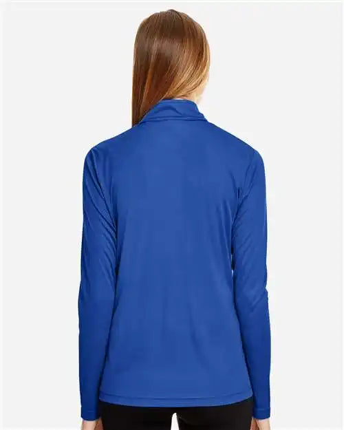 Team 365 Tt31w Women’s Zone Performance Quarter-zip Pullover - Sport Royal