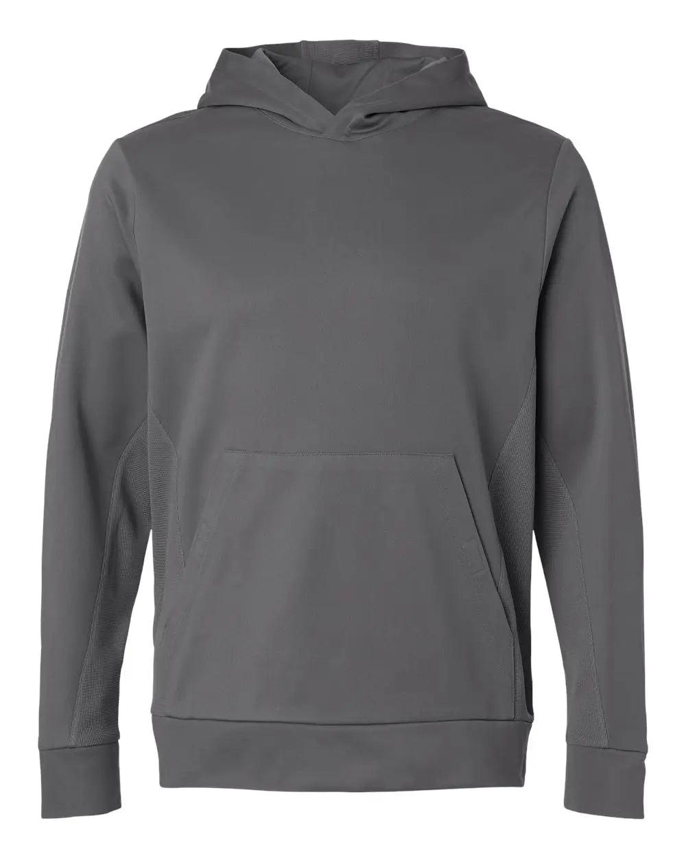 Team 365 Tt400 Unisex Squad Hooded Tech Fleece Pullover - Sport Graphite - Adult Xs