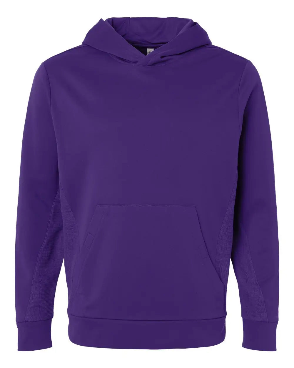 Team 365 Tt400 Unisex Squad Hooded Tech Fleece Pullover - Sport Purple - Adult Xs