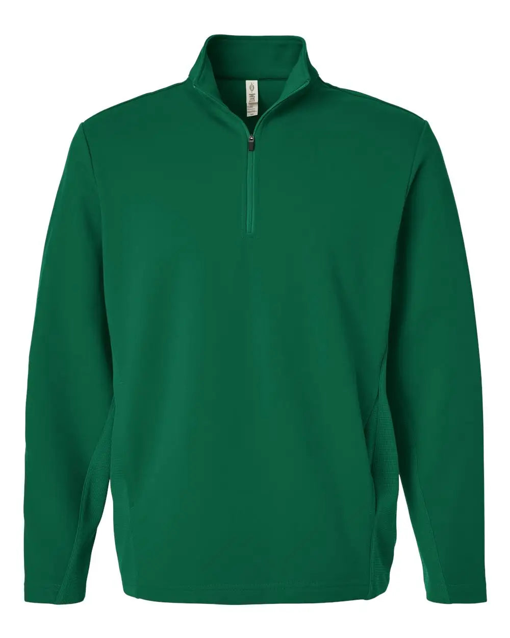 Team 365 Tt401 Unisex Squad Cadet Quarter-zip Tech Fleece Pullover - Sport Forest - Adult Xs