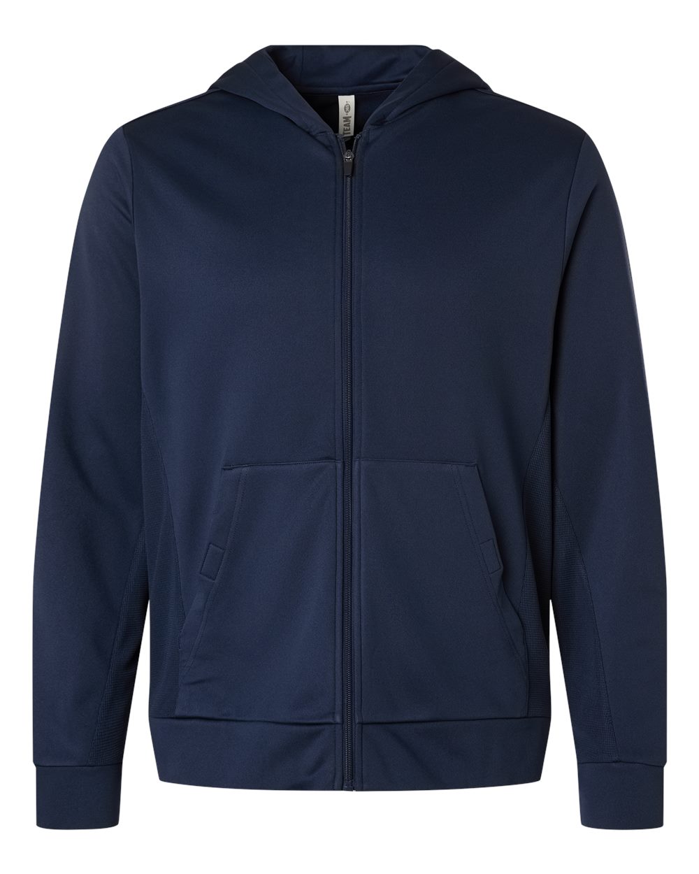 Team 365 Tt402 Unisex Squad Tech Fleece Hooded Full-zip - Sport Dark Navy