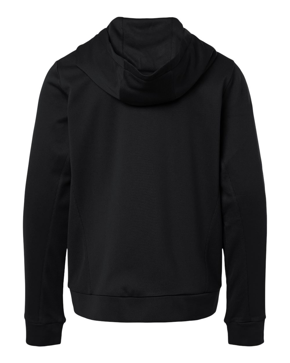 Team 365 Tt402y Youth Squad Tech Fleece Hooded Full-zip - Black