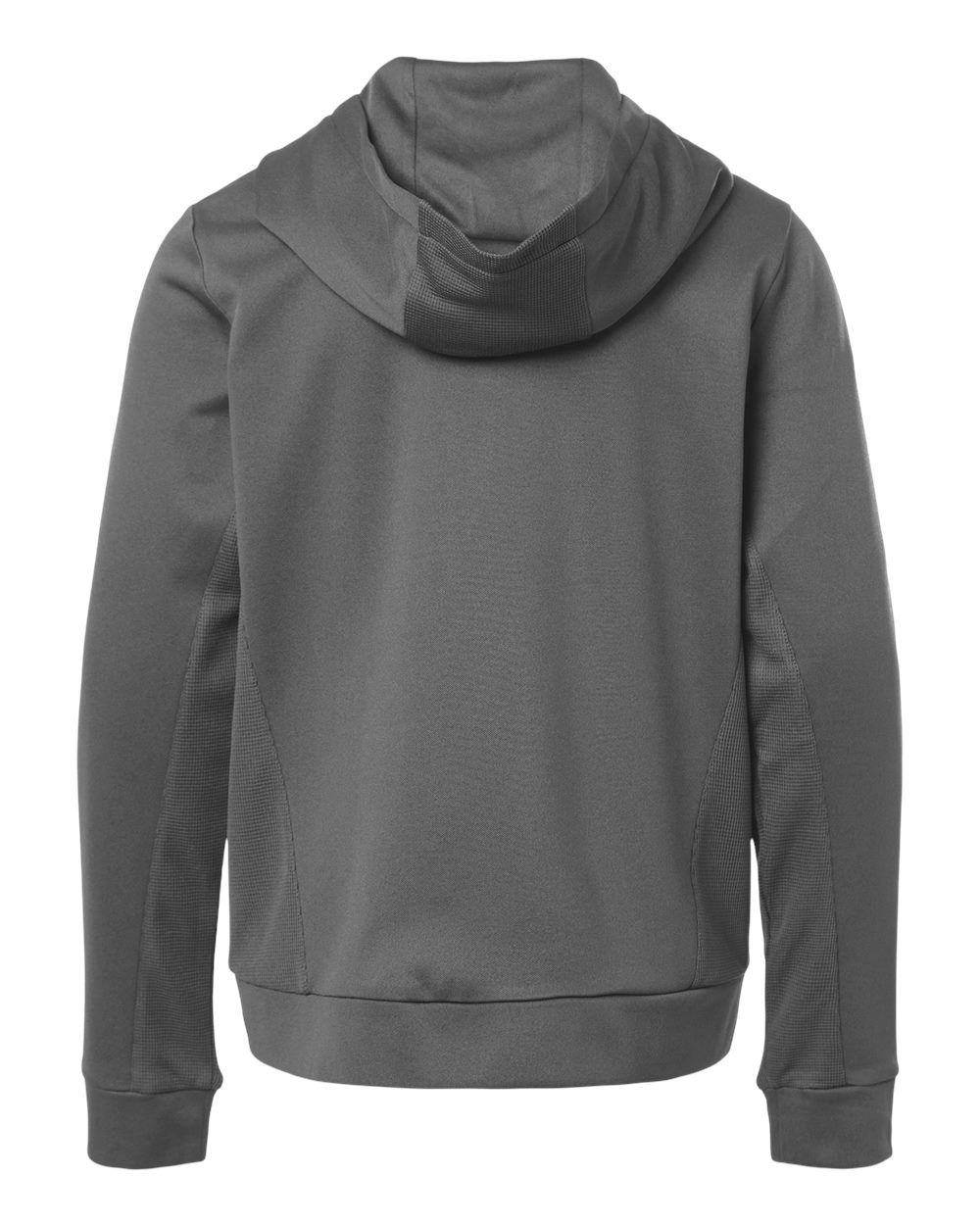 Team 365 Tt402y Youth Squad Tech Fleece Hooded Full-zip - Sport Graphite