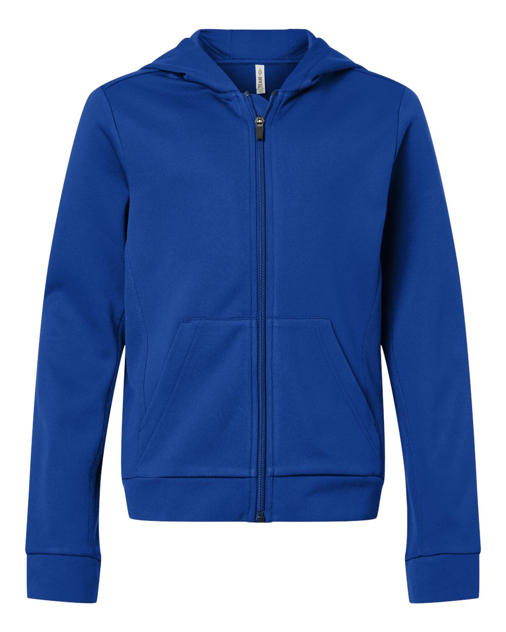 Team 365 Tt402y Youth Squad Tech Fleece Hooded Full-zip - Sport Royal