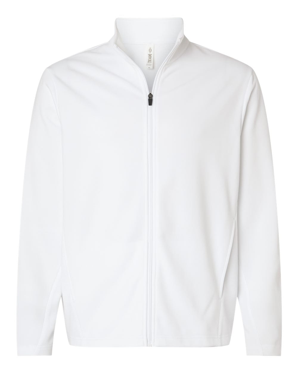 Team 365 Tt403 Unisex Squad Tech Fleece Full-zip Jacket - White