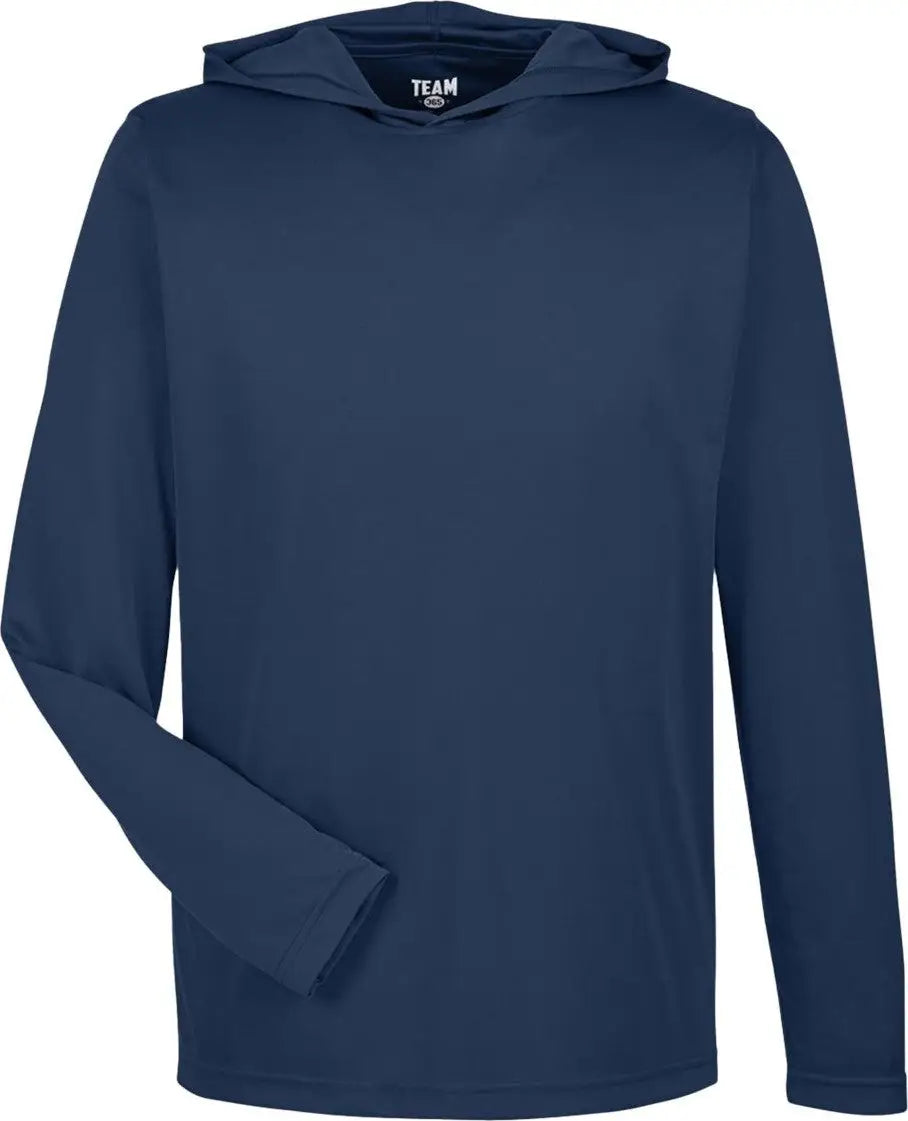 Team 365 Tt41 Men’s Zone Performance Hooded T-shirt - Sport Dark Navy - Xs