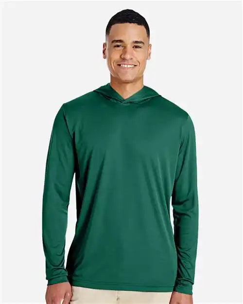 Team 365 Tt41 Men’s Zone Performance Hooded T-shirt - Sport Forest - Xs
