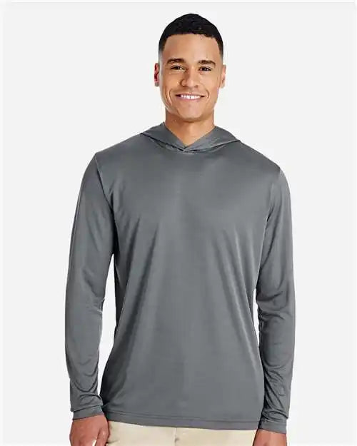 Team 365 Tt41 Men’s Zone Performance Hooded T-shirt - Sport Graphite - Xs