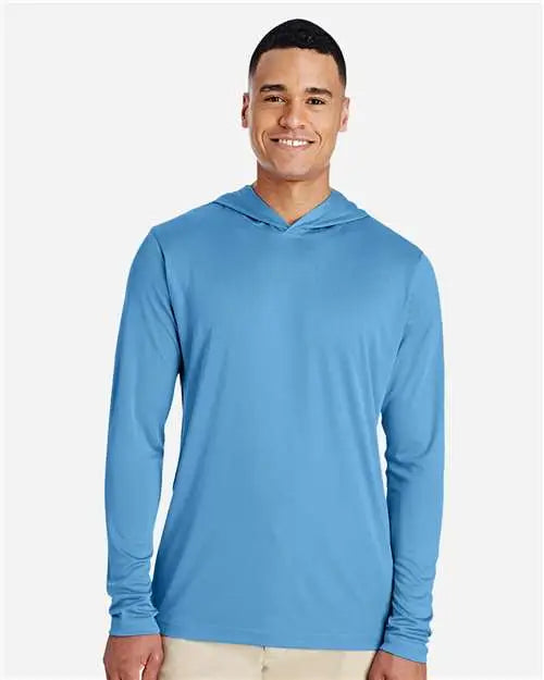 Team 365 Tt41 Men’s Zone Performance Hooded T-shirt - Sport Light Blue