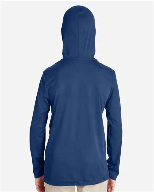 Team 365 Tt41y Youth Zone Performance Hooded T-shirt - Sport Dark Navy