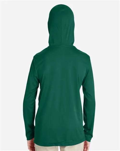 Team 365 Tt41y Youth Zone Performance Hooded T-shirt - Sport Forest