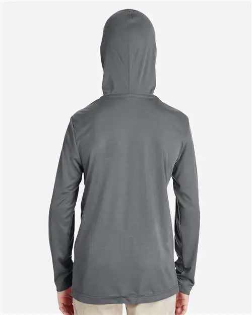 Team 365 Tt41y Youth Zone Performance Hooded T-shirt - Sport Graphite