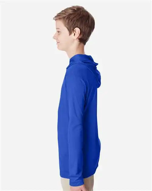 Team 365 Tt41y Youth Zone Performance Hooded T-shirt - Sport Royal