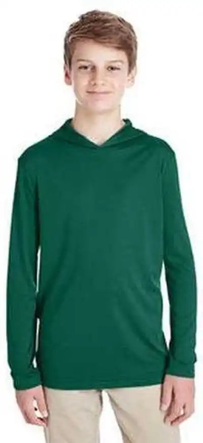 Team 365 Tt41y Youth Zone Performance Hoodie - Sport Forest