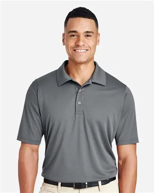 Team 365 Tt51 Men’s Zone Performance Polo - Sport Graphite - Dark Gray / Xs