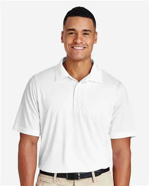 Team 365 Tt51 Men’s Zone Performance Polo - White