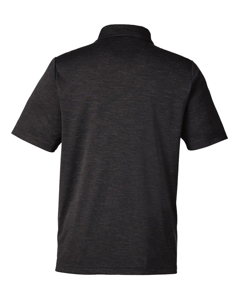 Team 365 Tt51h Men’s Zone Sonic Heather Performance Polo - Black - Black Heather / Xs