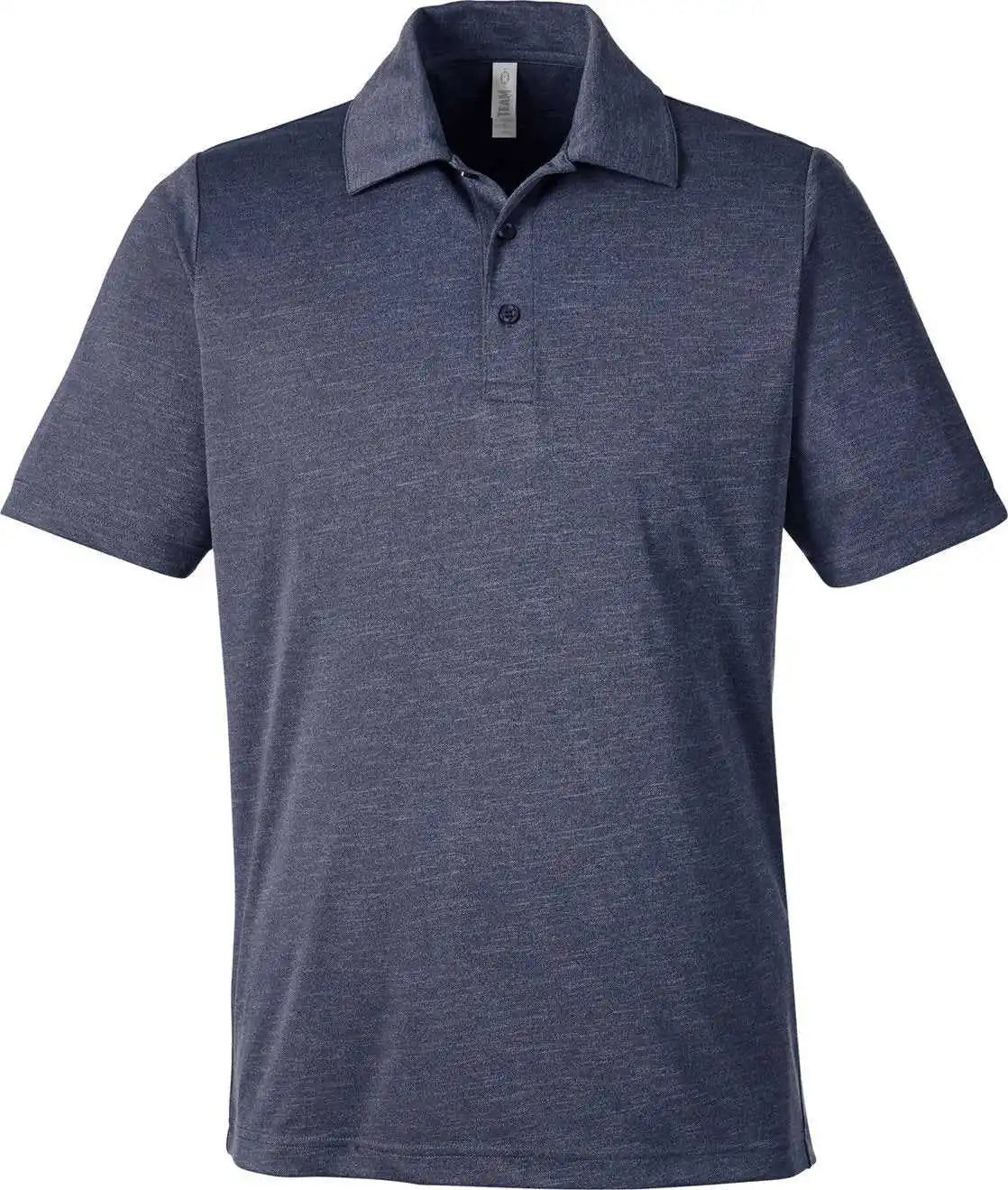 Team 365 Tt51h Men’s Zone Sonic Heather Performance Polo - Sp Dark Navy Heatherh