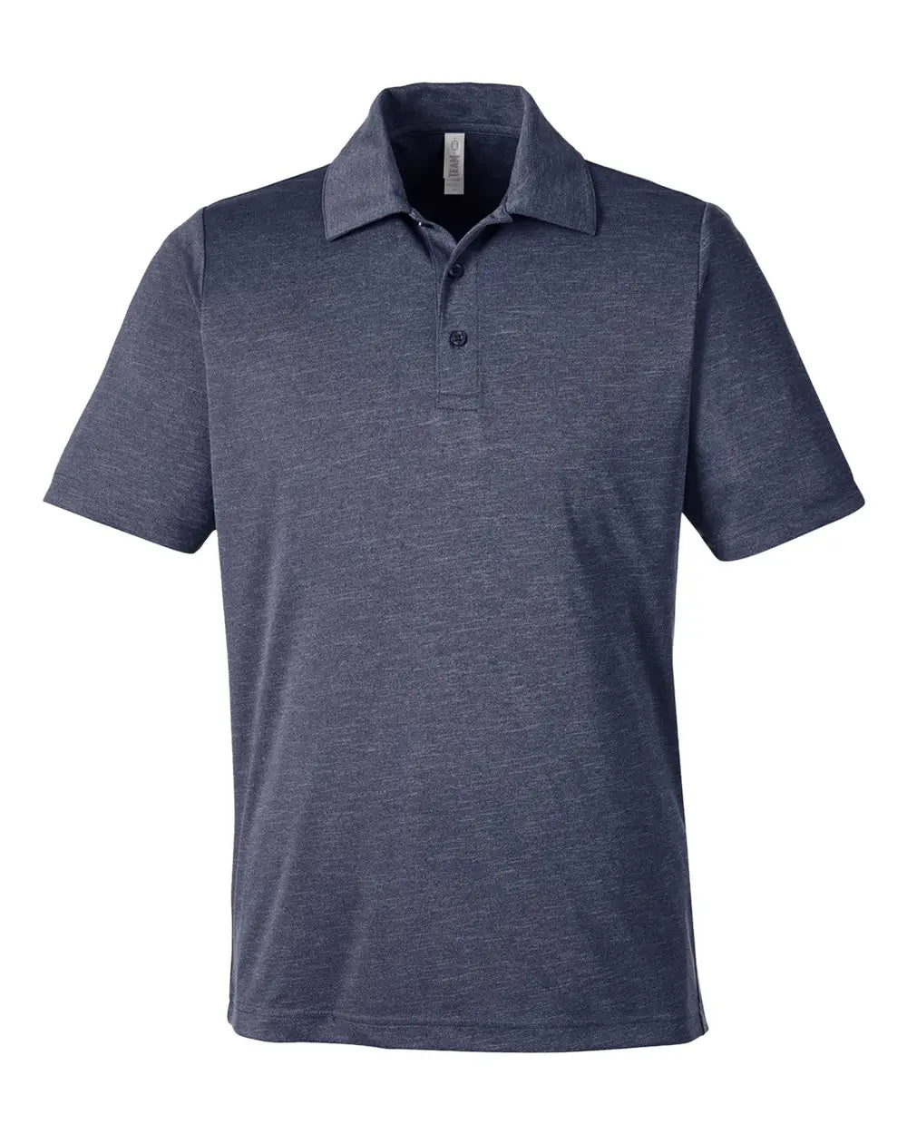 Team 365 Tt51h Men’s Zone Sonic Heather Performance Polo - Sport Dark Navy - Sp Dark Navy Hth / Xs