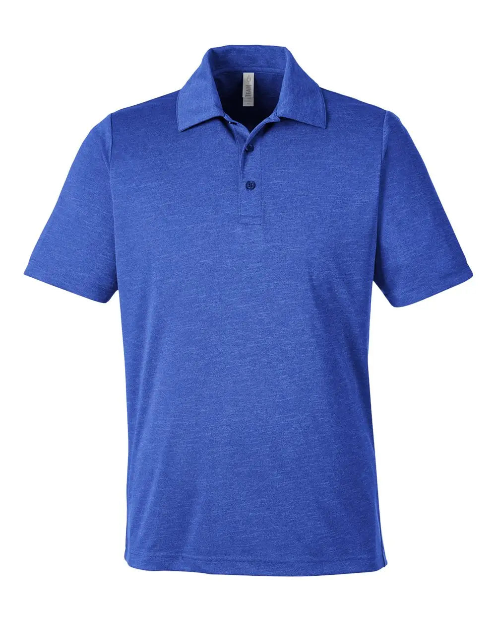 Team 365 Tt51h Men’s Zone Sonic Heather Performance Polo - Sport Royal - Sport Royal Hthr / Xs