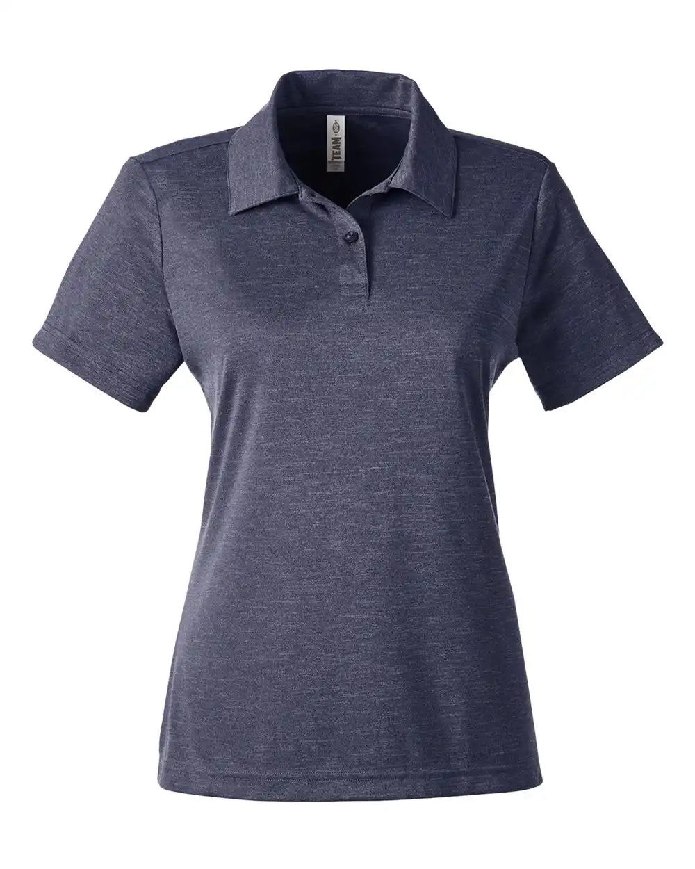 Team 365 Tt51hw Women’s Zone Sonic Heather Performance Polo - Sport Dark Navy - Xs