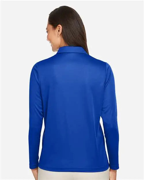 Team 365 Tt51lw Women’s Zone Performance Long Sleeve Polo - Sport Royal