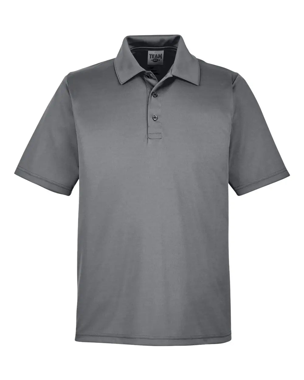 Team 365 Tt51t Men’s Tall Zone Performance Polo - Sport Graphite - Dark Gray / Lt