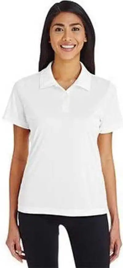 Team 365 Tt51w Ladies’ Zone Performance Polo White