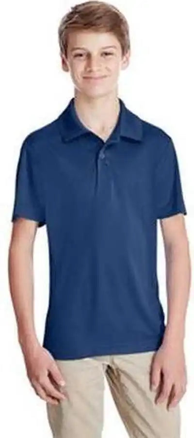Team 365 Tt51y Youth Zone Performance Polo Sport Dark Navy