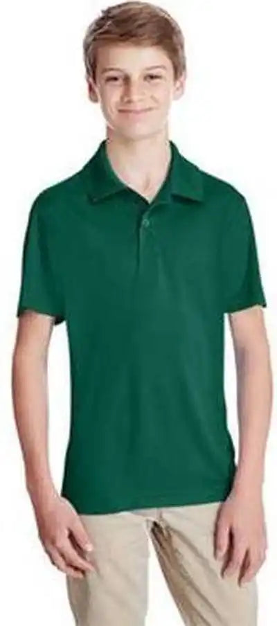 Team 365 Tt51y Youth Zone Performance Polo Sport Forest
