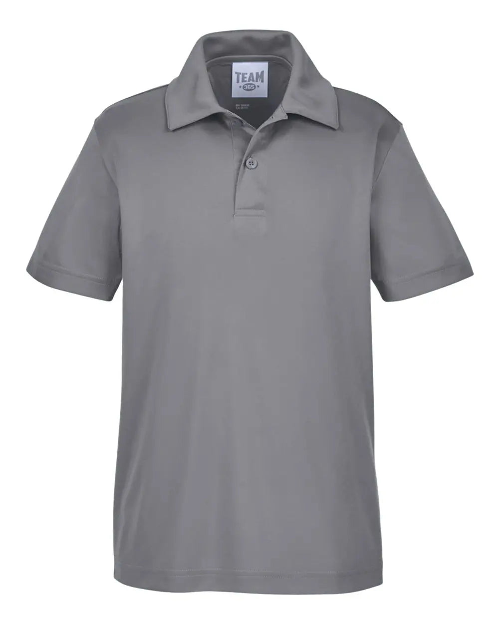 Team 365 Tt51y Youth Zone Performance Polo - Sport Graphite - Dark Gray / s