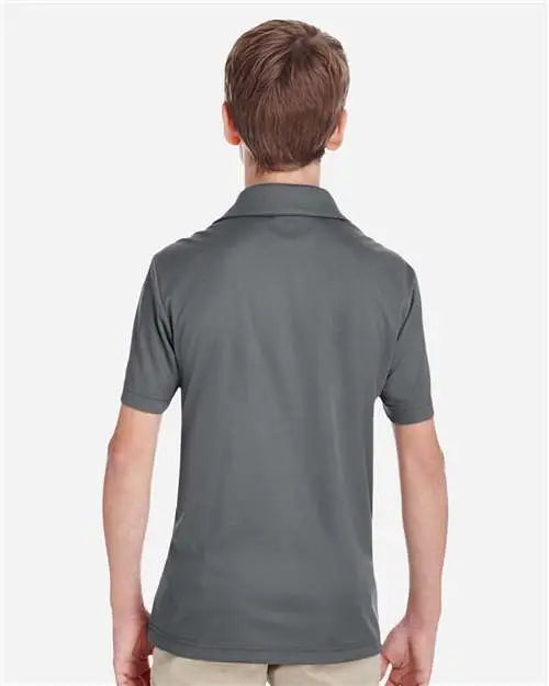 Team 365 Tt51y Youth Zone Performance Polo - Sport Graphite