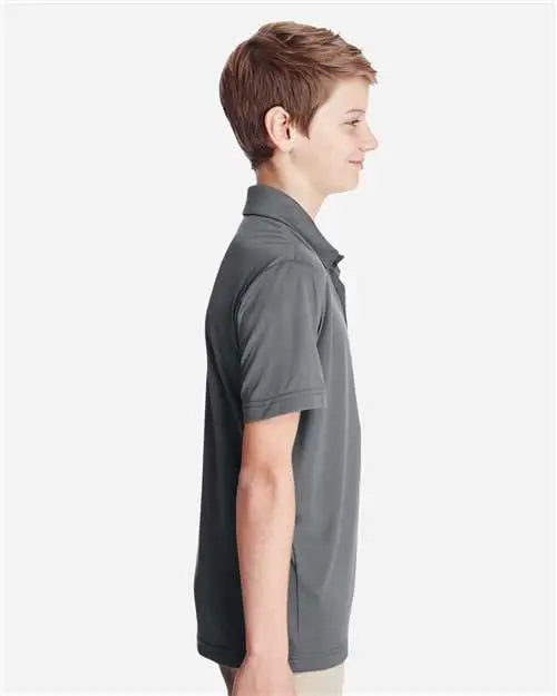Team 365 Tt51y Youth Zone Performance Polo - Sport Graphite