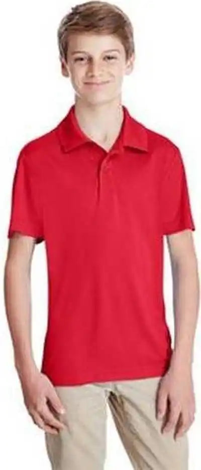 Team 365 Tt51y Youth Zone Performance Polo Sport Red