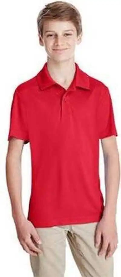 Team 365 Tt51y Youth Zone Performance Polo Sport Red
