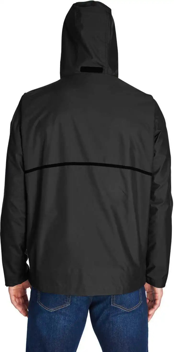 Team 365 Tt70 Adult Conquest Jacket with Mesh Lining Black