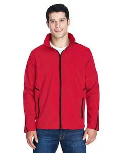 Team 365 Tt70 Adult Conquest Jacket with Mesh Lining - Sport Red