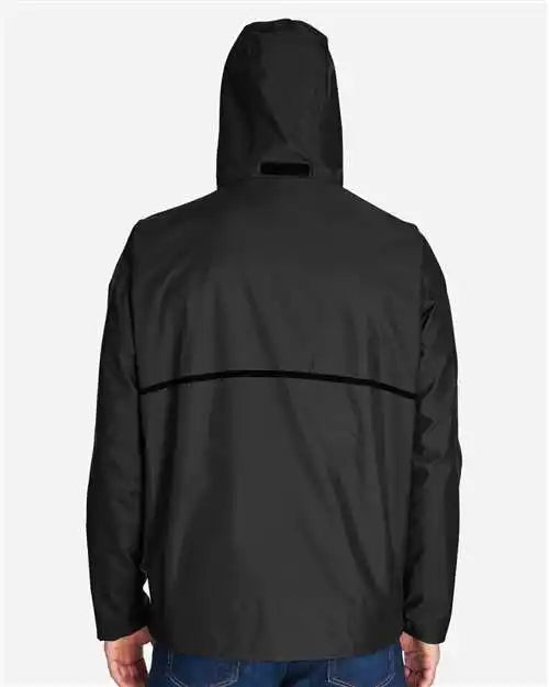 Team 365 Tt70 Unisex Conquest Jacket with Mesh Lining - Black