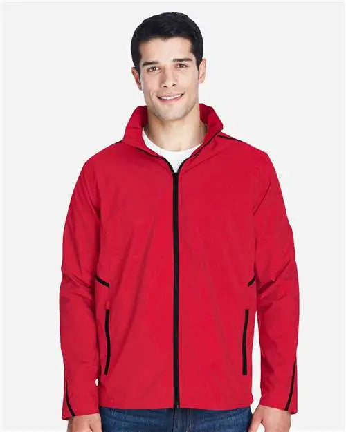 Team 365 Tt70 Unisex Conquest Jacket with Mesh Lining - Sport Red