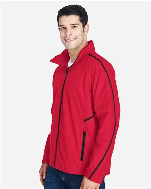 Team 365 Tt70 Unisex Conquest Jacket with Mesh Lining - Sport Red