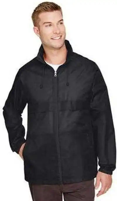 Team 365 Tt73 Adult Zone Protect Lightweight Jacket Black