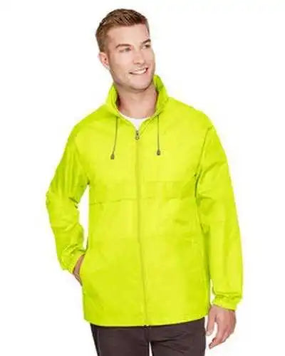 Team 365 Tt73 Adult Zone Protect Lightweight Jacket Safety Yellow
