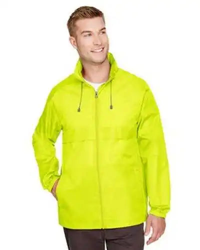 Team 365 Tt73 Adult Zone Protect Lightweight Jacket Safety Yellow