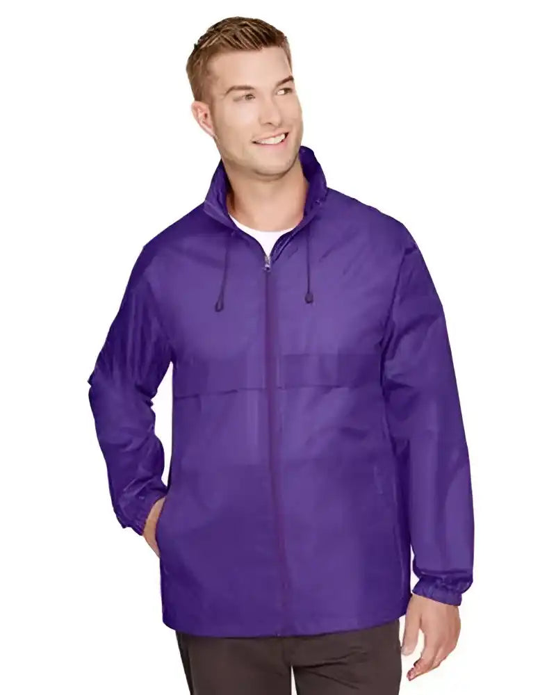 Team 365 Tt73 Adult Zone Protect Lightweight Jacket Sport Purple