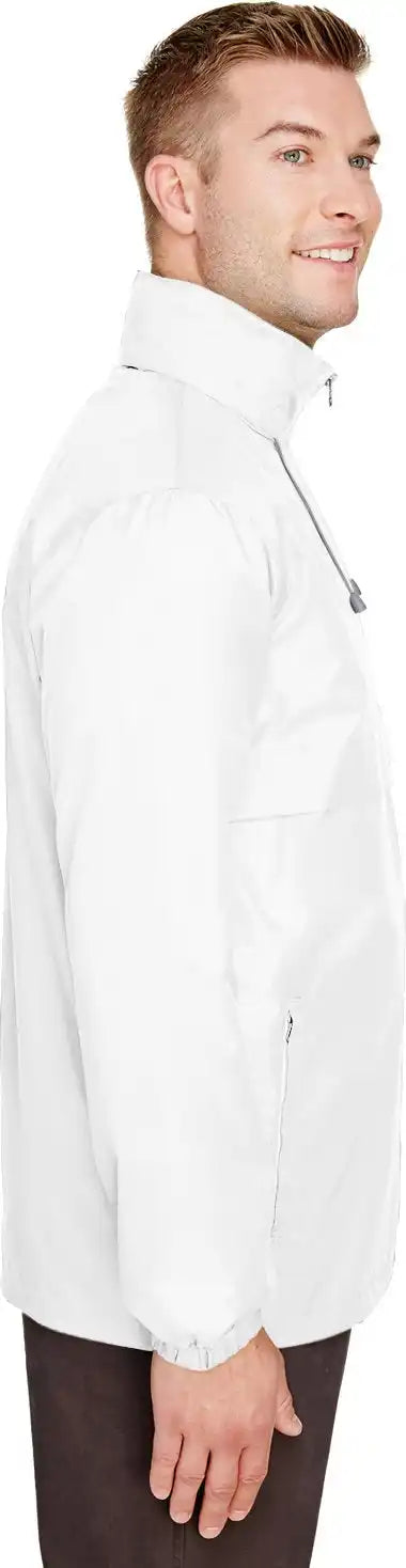 Team 365 Tt73 Adult Zone Protect Lightweight Jacket - White