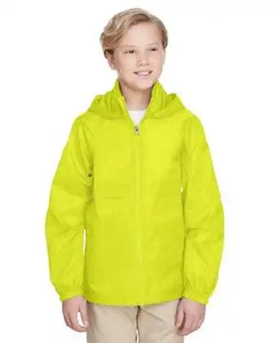 Team 365 Tt73y Youth Zone Protect Lightweight Jacket - Safety Yellow