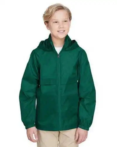 Team 365 Tt73y Youth Zone Protect Lightweight Jacket - Sport Forest