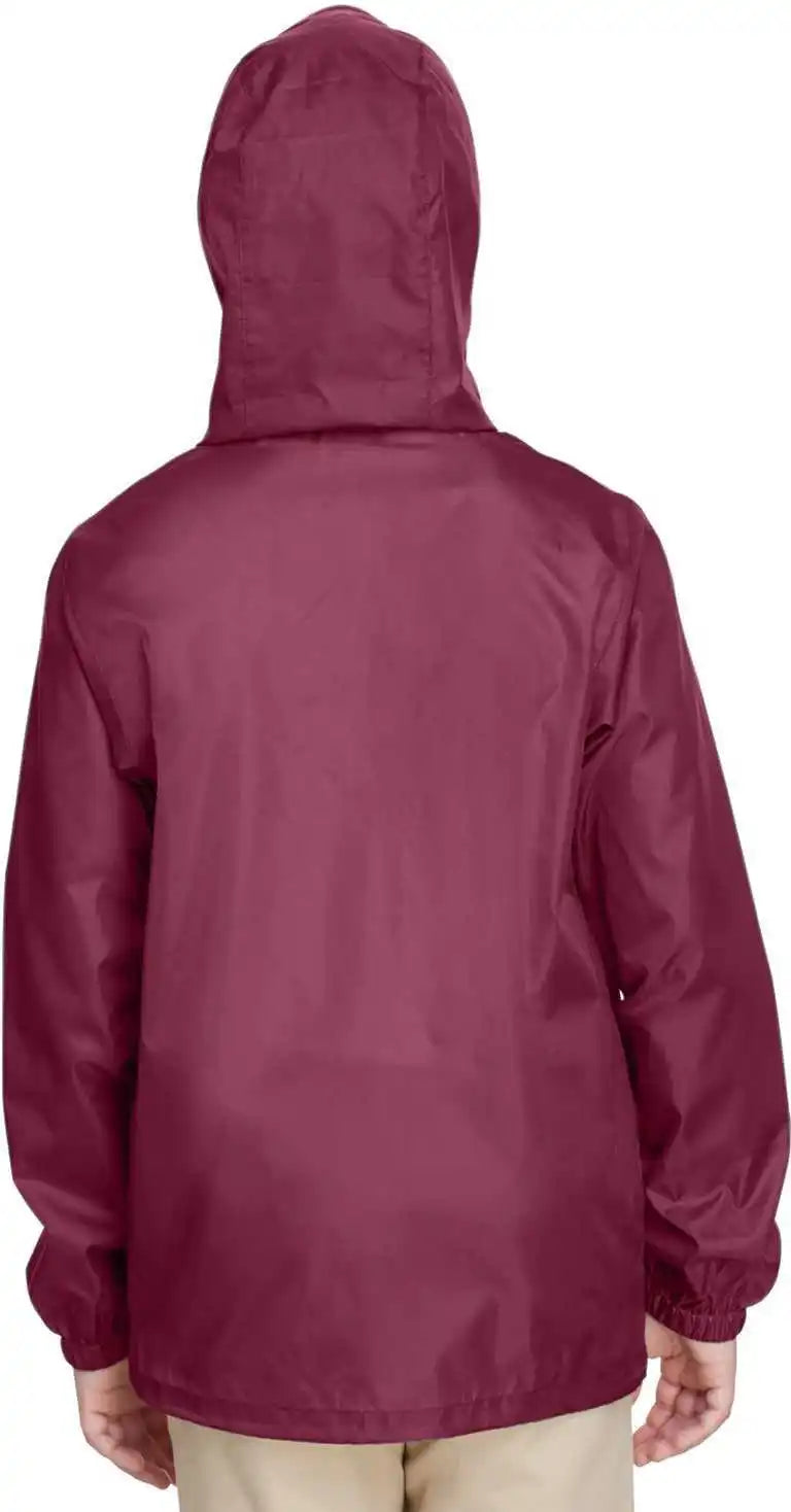 Team 365 Tt73y Youth Zone Protect Lightweight Jacket - Sport Maroon